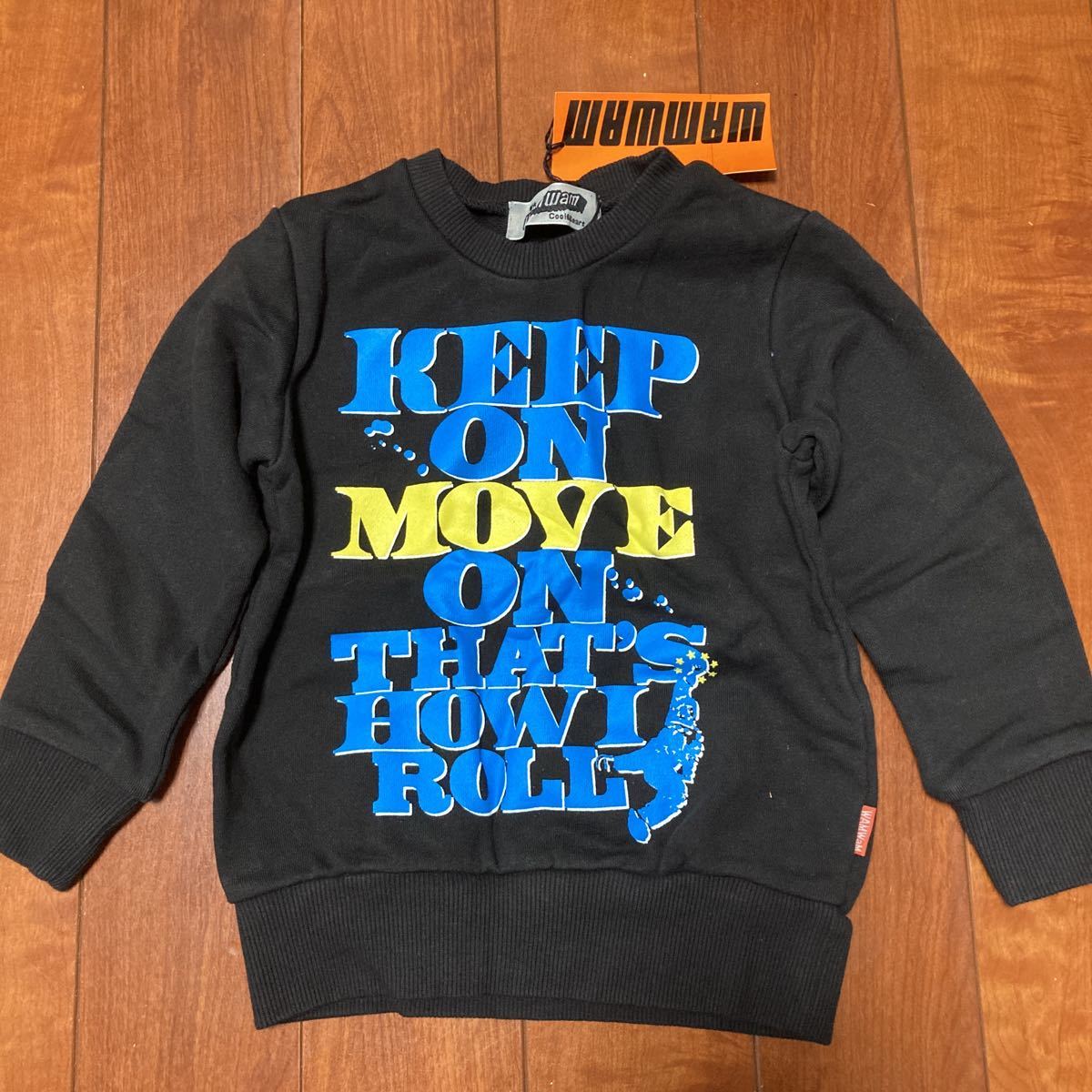 WAMWAM・ワムワム・トレーナー・ブラック・100・定価3360円拍卖