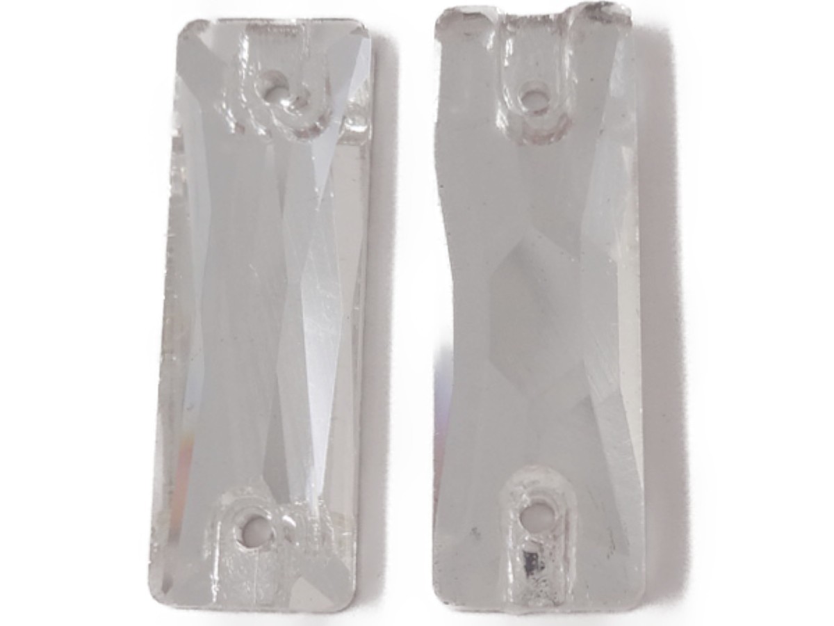 キラリ手芸部 No.6290手芸用ビジュー パーツ ソーオン ストーン(ガラスビーズ ラインストーン)クリスタル_0.8cm×2.4cm_11個入り拍卖