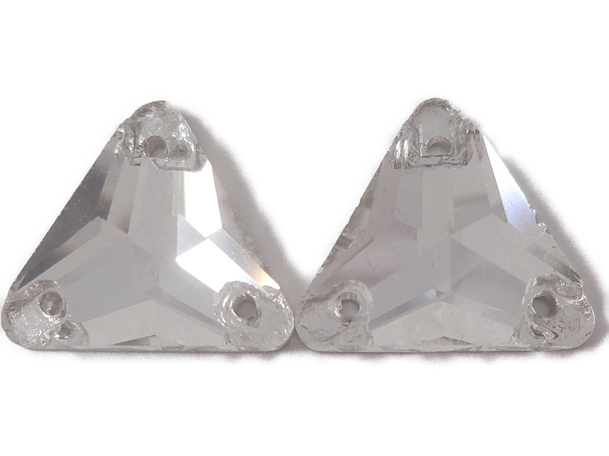 キラリ手芸部 No.6034-sビジュー パーツ 手芸用 ソーオン ストーン(ガラスビーズ ラインストーン)クリスタル_1.3cm×1.3cm_34個入り拍卖