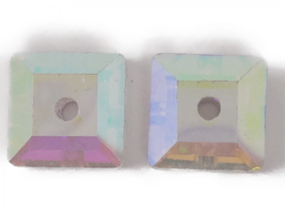 キラリ手芸部 No.6232手芸用ビジュー パーツ ソーオン ストーン(ガラスビーズ ラインストーン)クリスタルAB_0.6cm×0.6cm_37個入り拍卖