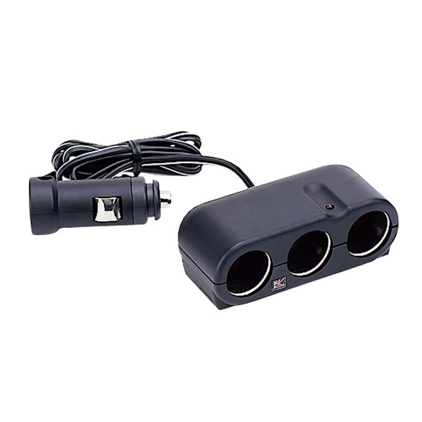 槌屋ヤック:3連セパレートソケット 車 DC12V モニターランプ付き/PZ-726拍卖