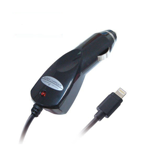 DC充電器 スマホ充電器 Lightningコネクタ iPad iPhone iPod ハイパワー2.4A ブラック ストレート 車用品/カシムラ KL-61拍卖