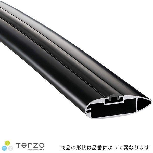 ベースキャリア エアロバー・アルミベースバー ブラック 風切音低減 長さ92cm 1本入り テルッツォ/Terzo EB92AB拍卖