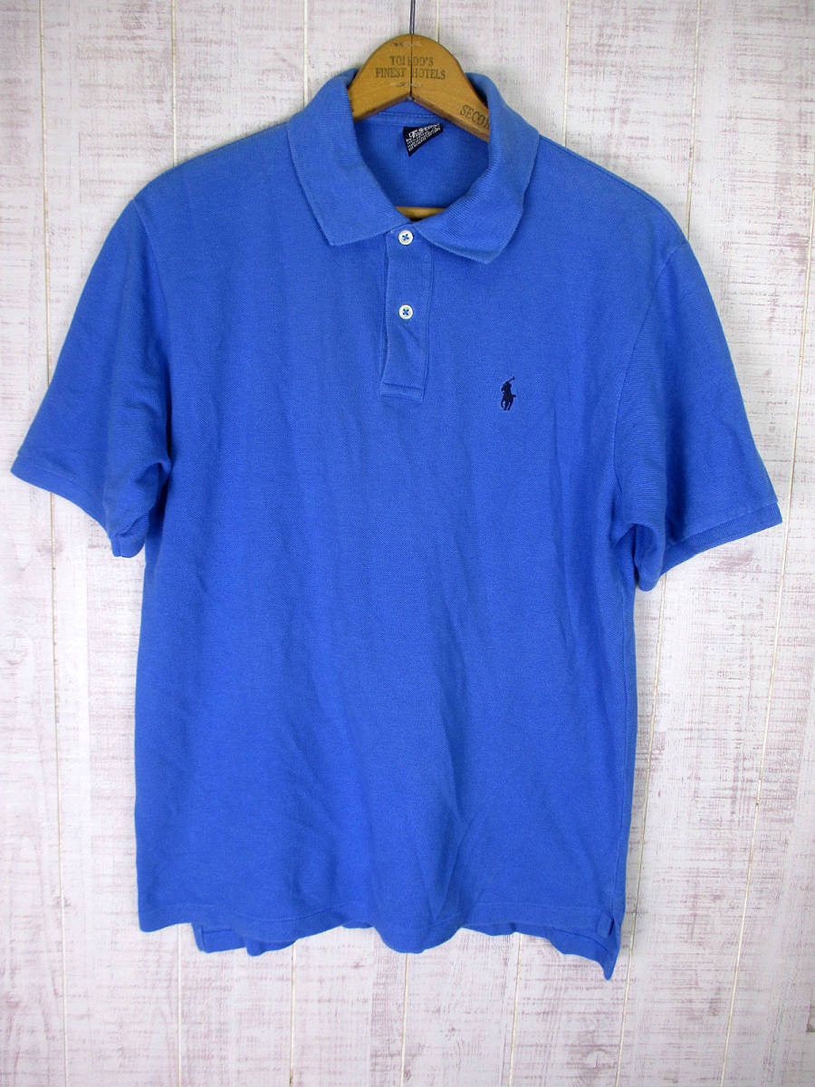 90's ビンテージ Ralph Lauren ラルフローレン ポロシャツ 鹿の子 キッズ L拍卖