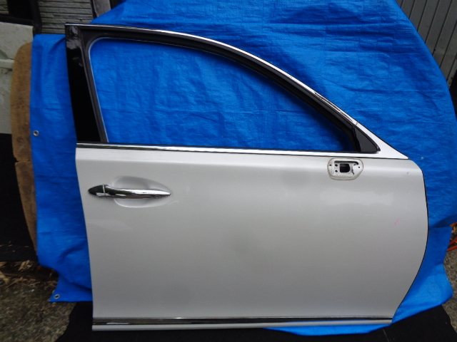 H19年 レクサス USF40 LS460 純正 ドア ドアパネル パール 077 前右 FR 管G0608-22拍卖