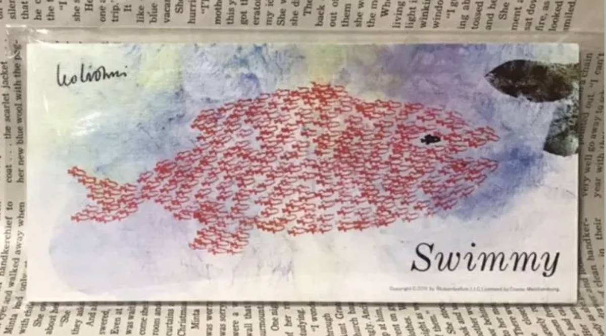 レオレオニ スイミー一筆箋 4柄 各5枚拍卖