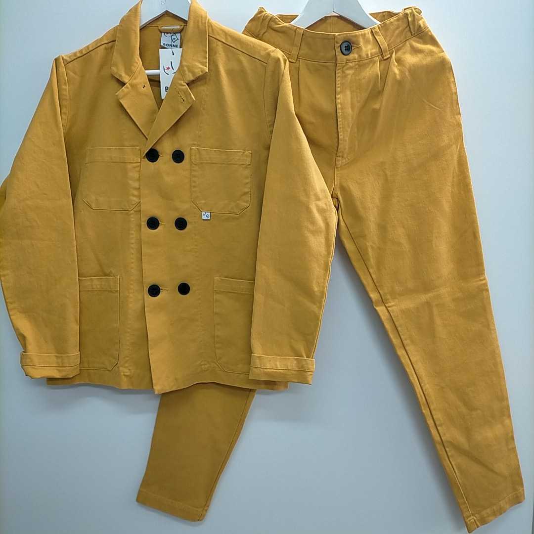 【新品未使用タグ付】EU製 BONNE AMSTERDAMセットアップ サイズ上下XXS 定価40700円税込拍卖