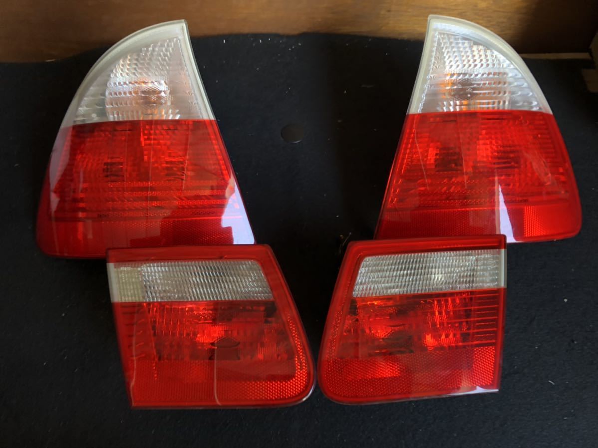 BMW E46 3シリーズ ステーション ワゴン テールランプ テールライト セット 325i 320i 318i拍卖