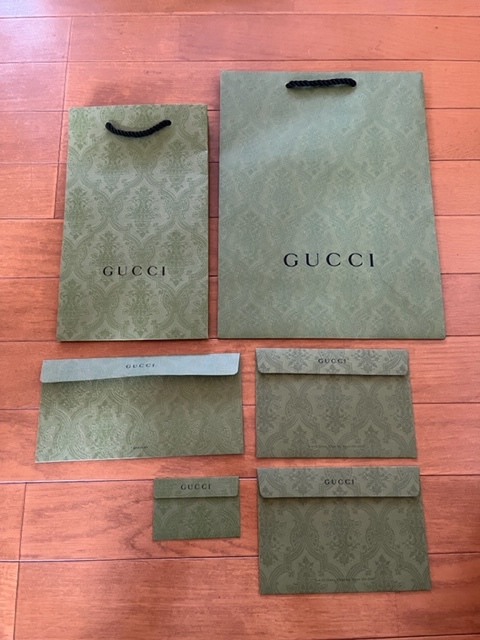 GUCCI★グッチ★ショッパー2枚★封筒4枚★新品拍卖