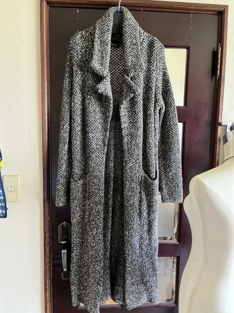 ZARAザラザックリニットロングコートジャケットM拍卖