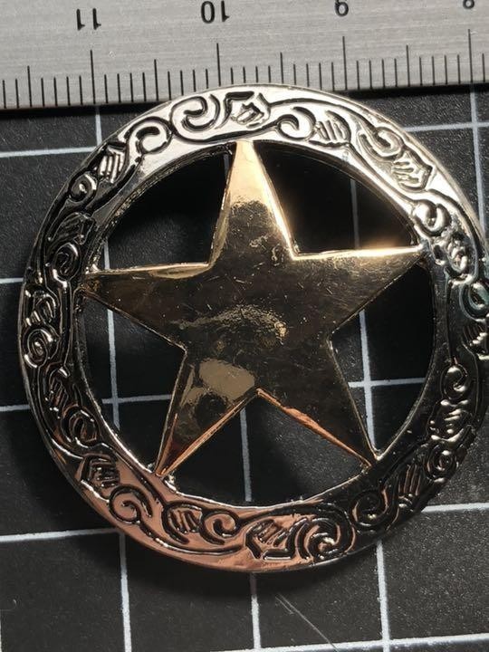 コンチョ★スター★STAR★星★唐草アラベスク拍卖