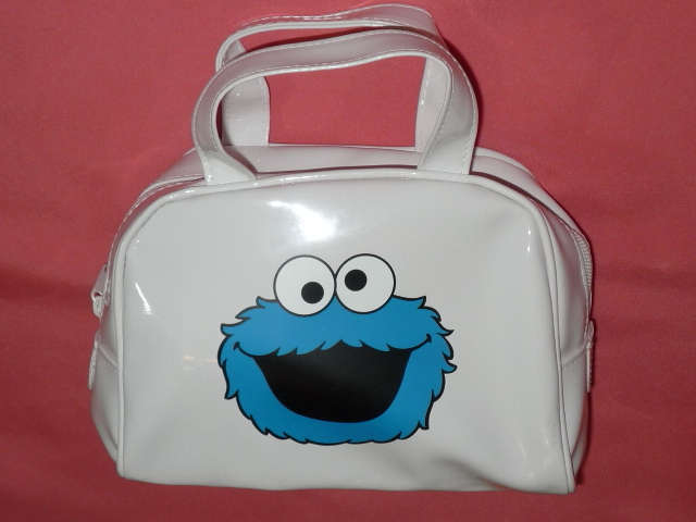 激レア!レトロ 2005年 セサミストリート キャラクター クッキーモンスター バッグ かばん ☆拍卖