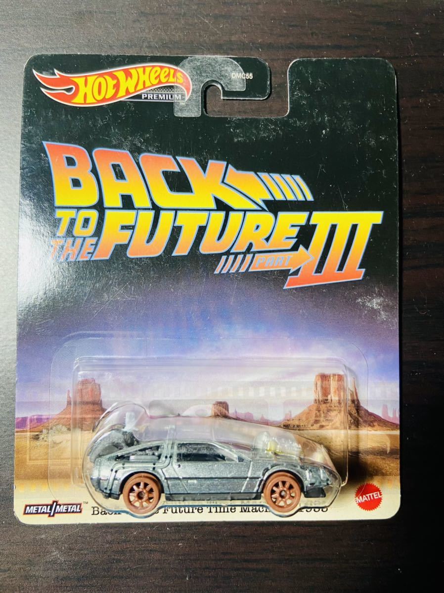 ホットウィール Hot Wheels バックトゥザフューチャー III タイムマシーン 1955 Back to the Future Time Machine 1/64拍卖