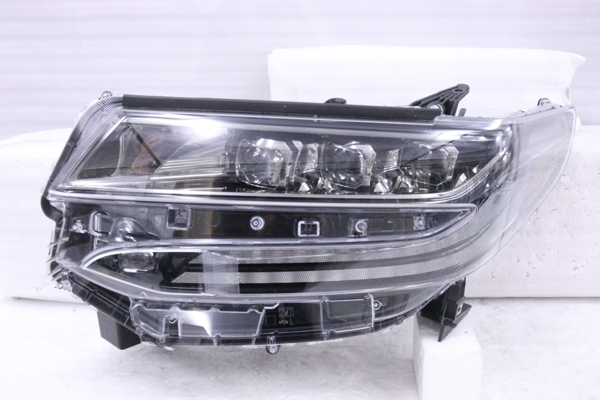 1X-356★後期 LED AGH30W アルファード HV★左ヘッドライト AHS付 ICHIKOH 58-91 打刻:ハ GGH30W AGH35W GGH35W AYH30W★トヨタ 純正 (KK)拍卖