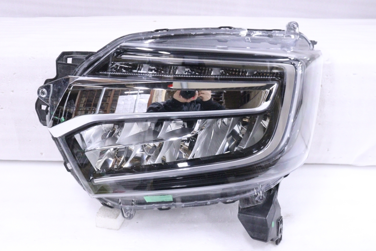 1Y-558★美品★LED JF3 N-BOXカスタム★左ヘッドライト STANLEY W3106 打刻:J メッキ 純正★ホンダ (DM)拍卖