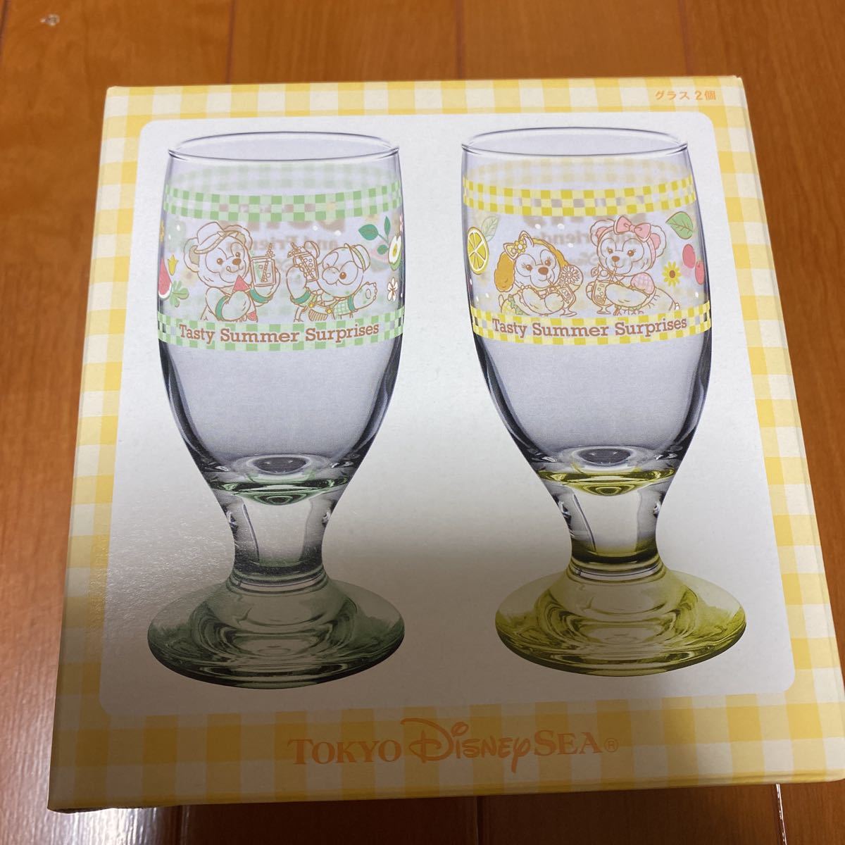 ダッフィーフレンズ テイスティサマーサプライズ ダッフィー クッキーアン アン タグ付き TDS 新品 ティスティ グラス拍卖