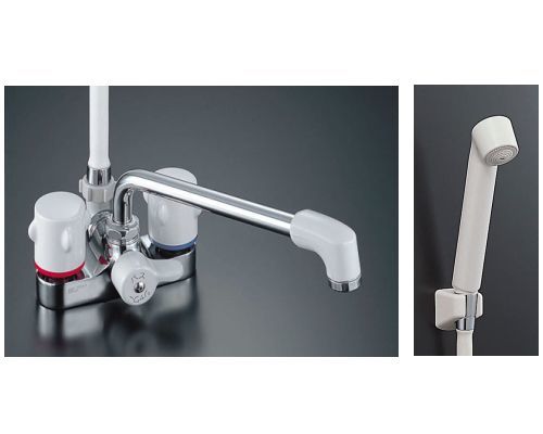 2ハンドルシャワーバス水栓 台付(デッキ)タイプ LIXIL・INAX BF-M606拍卖