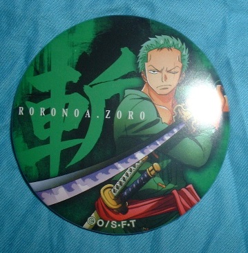 ワンピース 麦わらストア 輩缶バッジ 第1弾 BLACK ゾロ拍卖