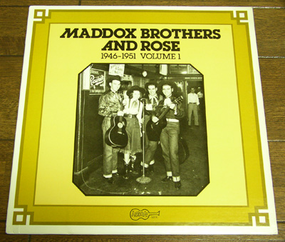 MADDOX BROTHERS & ROSE - 1946-1951 Vol.1 - LP / Midnight Train,Move It On Over,Honky Tonkin',Careless Driver,Arhoolie Records,1976拍卖