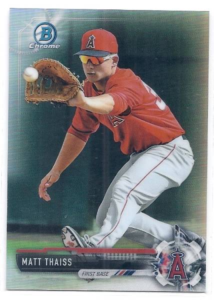 2017 Bowman Chrome Matt Thaiss Refractor /499拍卖