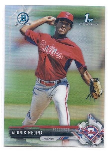 2017 Bowman Chrome Adonis Medina Refractor /499拍卖