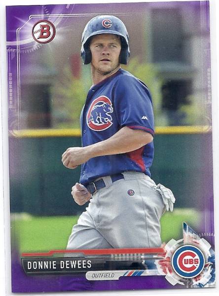 2017 Bowman Donnie Dewees Purple /250拍卖