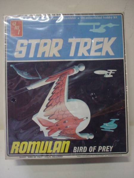 STAR TREK TOS スタートレック ROMULAN BIRD OF PREY ロミュラン バードオブプレイ 未開封 新品 当時物拍卖