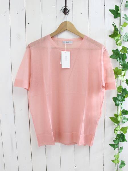 定価21,000円 新品*BODY DRESSING ボディドレッシング*薄手 爽やか♪シースルーニット 38(M)拍卖