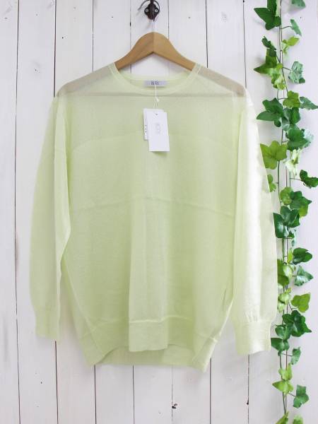 定価26,000円 新品*BODY DRESSING ボディドレッシング*薄手爽やか♪シースルーニット 38(M)拍卖