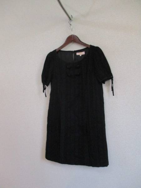 MINIMUM黒レース半袖ミニワンピ(USED)61117)拍卖