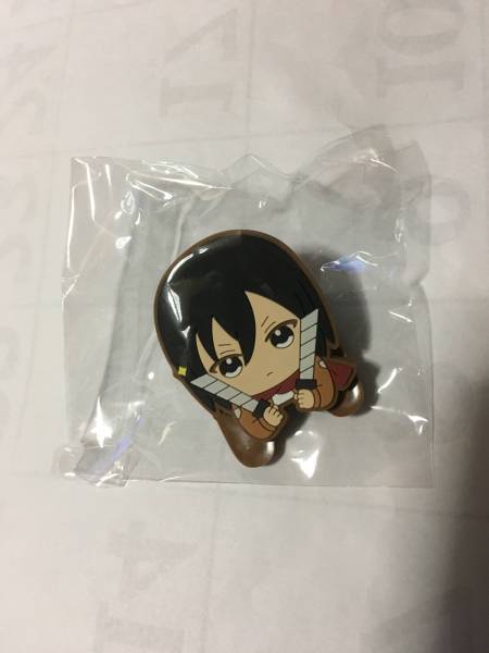 進撃の巨人 のっかりラバークリップ ミカサ拍卖
