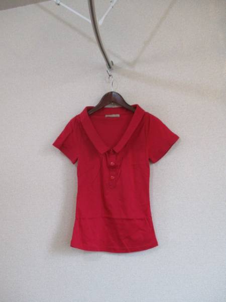 FromLoveThreeピンク半袖襟付カットソーシャツ(USED)61717)拍卖