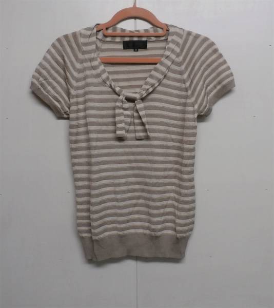 13688 ◆ UNTITLED:アンタイトル ボーダートップス サイズ2拍卖