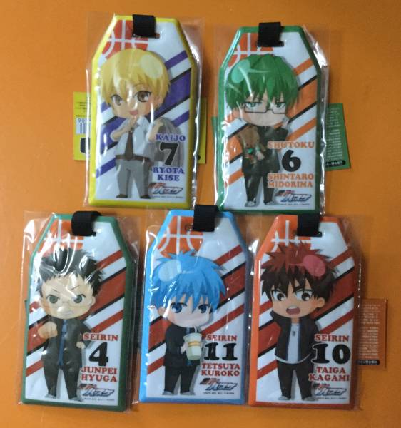 黒子のバスケ バッグタグセット拍卖