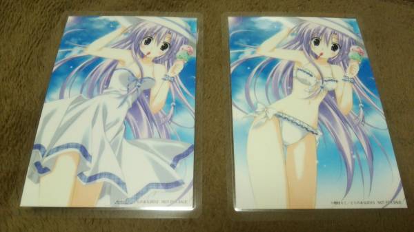 ♪『とらのあな2010』♪イラストカード2種類セット♪梱枝りこ♪ラミネート加工済(説明欄必読)♪拍卖