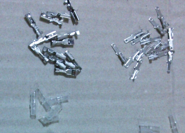 平型 ギボシ オスメススリーブ 100セット 2.8mm 送料無料拍卖