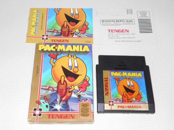 FC★PAC-MANIA NES 海外版★箱付・説明書付・ソフト付(端子清掃済み)拍卖