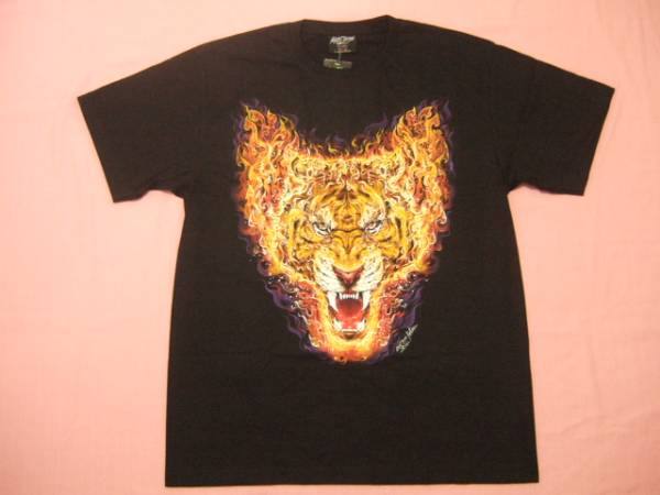 横浜最新 夜光 炎の虎♪タイガーTシャツ XL 送料無料ξtsξanξ10s拍卖