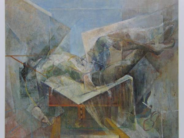 絹谷幸二、蒼の間隙、希少画集画、新品額装付、状態良好、salt拍卖