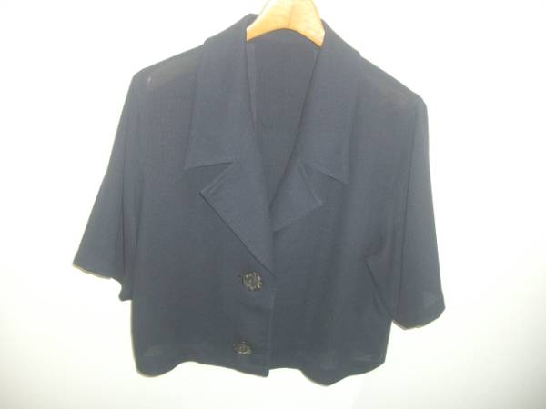 LOUIS JOONE(ルイジョーネ /イトキン)裏なし麻レーヨンジャケット☆サイズ9拍卖