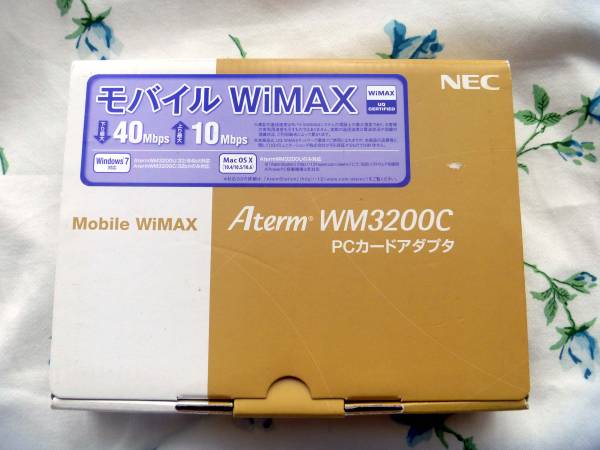 ● NEC モバイルWiMAX PCカードアダプタ 『 WM3200C 』拍卖