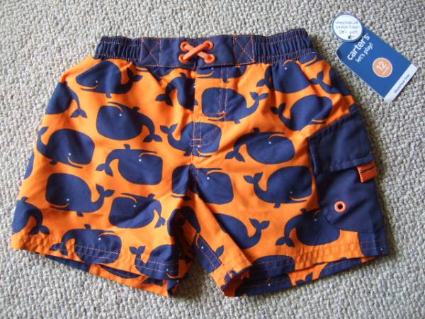 水着 carter's カーターズ 男の子 US:12MO/80 NY直輸入 ベビー くじら拍卖
