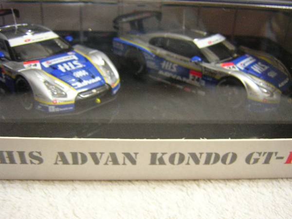 1/43 EBBRO コンドーレーシング特注 2009年スーパーGT HISアドバンコンドーGT-R#24 J・P・オリベイラ、荒聖治 2台セット 拍卖