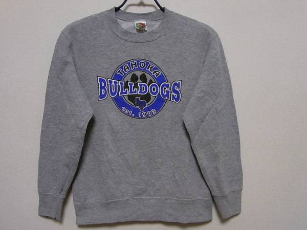 即決!USA古着●鮮やかロゴデザインスウェット灰●アメカジ・ビンテージ拍卖