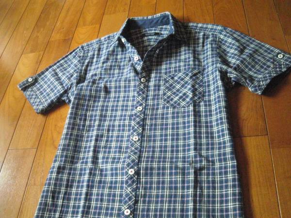 バーバリーブラックレーベル ネイビーチェックシャツ a670拍卖