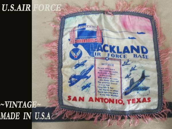 USAアメリカ製 40s50sビンテージ US Air Forceピロケース NAVY ぺナント VINTAGE ミリタリー ARMY マッコイズ拍卖