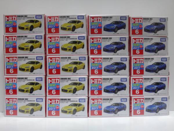トミカ No.6 SUBARU BRZ 初回特別仕様 & 通常版 計20台セット拍卖