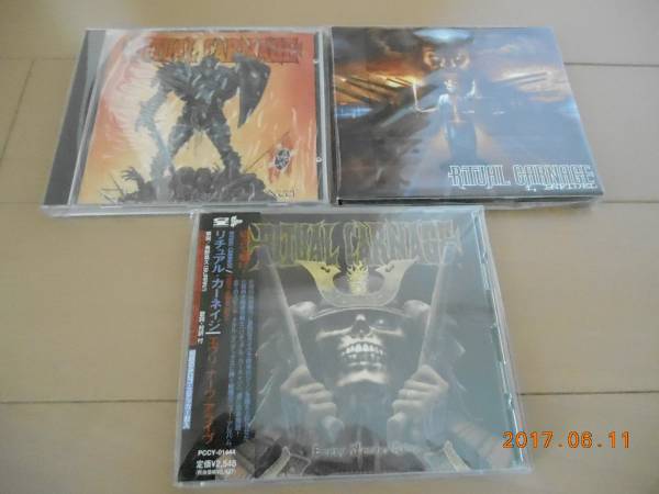 RITUAL CARNAGE / リチュアル・カーネイジ 『The Highest Law』 『I Infidel』 『Every nerve alive』 CD3枚セット拍卖