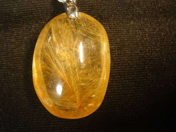 ☆風水,金運UP,希少大粒高透明天然6A級金針ルチルペンダントトップP3拍卖