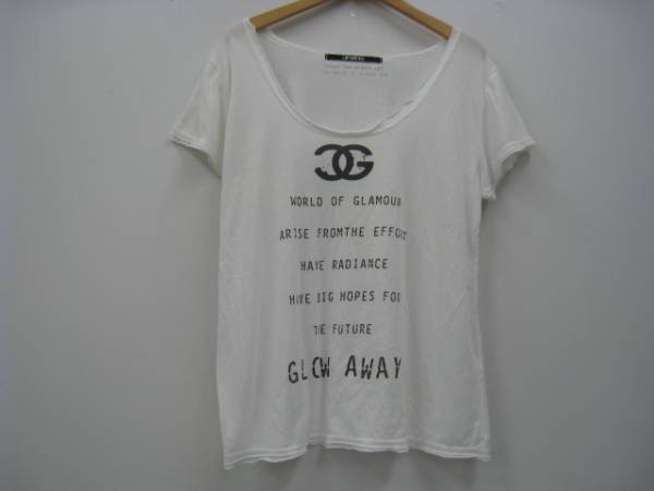 LIP SERVICE リップサービス プリント 半袖Tシャツ ホワイト拍卖